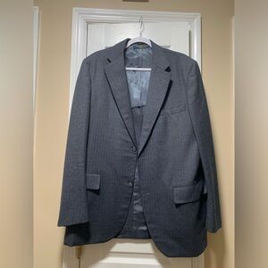 Brooks Brothers Grey Pinstripe‎ Suit Jacket 40L